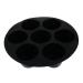Ciieeo 1pc Silicone Cake Cup Popsicles Molds Pastry Molds DIY Baking Molds Silicone Air Fryer Kitchen Bakeware Mini Cupcake Baking Tart Pans Fondant Molds Eggs Muffin Silica Gel Bun Box 15.5X15.5X4CM As Shown
