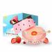 Strawberry Moisturizing Fruit Extract Lip Sleeping Mask Full Lip Balm, Soft and Tender Bright Lip Color Reduce Lip Wrinkles