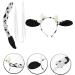 TOGEVAL 1 Set Cartoon Animal Ears Animal Headband Ears Headband Cow Tail Props Animal Costume Cow Costume for Cosplay Stuffed Animals Costume Cosplay Cow Props Tails Costume Animal Tail - Buy Online on GoSupps.com