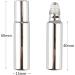 Zeoabsy 24-Piece Silver UV-Coated Essential Oil Roller Bottles Set 5ml Glass Perfume Bottles with Stainless Steel Rollers Travel Accessories & Funnels for Aromatherapy - Buy Online on GoSupps.com