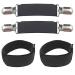 Pmsanzay 4/PK Adjustable Elastic Women Stirrups & Leg Straps Women's Teen's Boot Straps Pant Clips Ankle Straps - Used Inside or Outside of Your Boots or Shoes.(Multipurpose use)