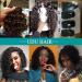 Malaysian Water Wave Bundle with T Part Lace Closure - 100% Remy Human Hair - Ocean Wave Wet & Wavy Hair Extensions - 8 8 8 + 8 Inch - Black - Buy Online on GoSupps.com