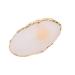 Resin Plastic Plate Dekaim Resin Mini Nail Art Gel Polish Color Mixing Plate Tips Display Holder Manicure Tool(White)