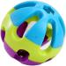 Pet Parrot Toy Colorful Bird Bell Ball For Parakeet Budgie Cockatiel Rabbit Cat Dog Toy Ball 2 Pack - Buy Online on GoSupps.com
