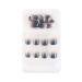 dijiusidy False Nail Perfect Matching Simple to Wear Fingernail Full Coverage Press Type Strong Viscosity Adjustable Paster Type 19 F741 Type 19 F741