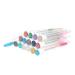 wemee 30PCS Eyelash Brush Tube Makeup Mascara Brush Replaceable Dust-Proof Eye Lash Eyebrow Brush Tube for Eyelashes Extension