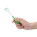 Buy Tongue Scraper Cleaner - Flexible & Safe Oral Hygiene Tool with Long Handle | Travel Case Included (Green) - Buy Online on GoSupps.com