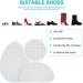 16 Pieces Non-Skid Shoe Pads | Self-Adhesive Anti-Slip Grips | Noise Reduction Cushion Protectors - White Simple Style - Buy Online on GoSupps.com