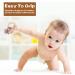 Vicloon Teething Toys for Baby Silicone and Wood Teether Baby Teether Toys Teether Chew Toy Easy to Hold and Clean Up Octopus Teething Toy Silicone chewlery for Boys&Girls (Beige) - Buy Online on GoSupps.com