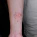 Fireworks Line Waterproof Temporary Tattoo Sticker - Multicolor Fantasy Butterfly Design - Buy Online on GoSupps.com