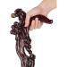 Solid Wooden Walking Cane Wood Canes Foldable Cane Crutch Wooden Walking Stick Solid Wooden Mouth Wood Hiking Stick for Thanksgiving for Elderly Seniors Safehappy