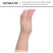 EXCEART Carpal Tunnel Gloves - Elastic Wrist Support Brace Fingerless Sleeves for Pain Relief & Fatigue Perfect for Sprains & Wrist Rest - International Shipping Available - Buy Online on GoSupps.com