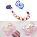 Buy Transparent Silicone Pacifier Ring & Adapter | Soft Silicone Dummy Clips & Chains for Babies - Buy Online on GoSupps.com