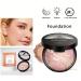 baked powder foundation primer or fixing powder for makeup blush color corrector baked face brightener hair contour highlighter filler powder - Buy Online on GoSupps.com