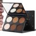 Three-dimensional brightening six-color repair powder high-gloss shadow repair powder nose shadow silhouette high nose bridge. (2#)