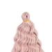 22 Inch Deep Twist Crochet Hair Ocean Wave Curly Bohemian Braids | Synthetic Hair Extensions in Gray/Pink 3 Pack Bundle for Women & Girls - Buy Online on GoSupps.com