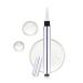 Duqulle Lip effect moisturizing lip oil 3 ml practical care makeup for beauty lovers on the go at home events Bright silver