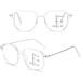 Fashion Multifocus Large Square Frame Reading Glasses Blue Light Blocking Readers Anti Glare Glasses for Unisex(Couleur:Clear Grandeur:1.0x) - Buy Online on GoSupps.com
