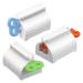 JORPETS 3 Pcs Toothpaste Squeezer Toothpaste Tube Squeezers Multi-Purpose Toothpaste Dispenser Stand Rotate Toothpaste Dispenser for Bathroom (Red/Blue/Green)