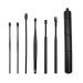 Nipogear 6pcs Stainless Steel Ear Tip Ear Scoop Ear Cleaning Tool Ear Wax Removal Kit Ear Cleaning Tool Set. (Black)