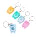 Artibetter 5pcs Portable Dental Floss with Keychain for Teeth Cleaning Oral Care Kit Dental Hygiene (Random Color)