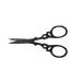 Badass Beard Care Beard & Mustache Stainless Steel Trimming Scissors For Men - Extremely Sharp and Durable (Black)