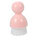 Ipetboom 1pc Cleansing Brush Mineral Powder Foundation Face Skin Brush Portable Makeup Brush Blackhead Scrubber Brush Handheld Facial Brush The Face Pink Plastic Abs Washbasin