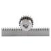 Tangjiancheng 2 pieces 1Mod 12x12x500mm high precision gearbox steel + 2 pieces 1 module 25TEETH 30TOTTOTT RITZEL CNC Rack (Hole Diameter: 8mm Number of Teeth: 35 Teeth) 8mm 35 Teeth