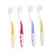 minkissy 4 pieces anti-slip toothbrushes children's toothbrushes bristle toothbrushes baby toothbrushes oral care tool