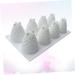 ABOOFAN 8 3D Silicone Mold Soap Molds Fondant Mold Impermeables Candle Molds DIY Mold Jelly Molds Silicone Molds for Soap Cavity Mold Cake Decorating Mousse Mold Cake Mold White Dessert 29.50X17.40X7.50CM White - Buy Online on GoSupps.com