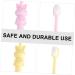 Beaupretty 3pcs Soft Fur Cartoon Toothbrush Set for Kids - Travel-Friendly Manual Oral Care Tools - Buy Online on GoSupps.com