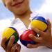 Anntim 12 Piece Juggling Balls Set - Colorful Patchwork Balls for Kids & Beginners | Ideal for Circus Games & Fun Activities - Buy Online on GoSupps.com