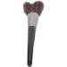 Soft Hair Face Shadowing Brush L Size Perfect Fitting Heart Shaped Makeup Brush for Delicate Look ABS - Buy Online on GoSupps.com