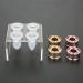 DIY Lipstick Tool - Silicone Lipstick Mold for Homemade Lipstick - 2 Types 4 Holes Set 1 Piece - Buy Online on GoSupps.com