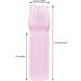 Yebeauty Root Comb Applicator Bottle Set - 6oz Hair Dye Brush with Scale, Pink - 2 Pack - Buy Online on GoSupps.com