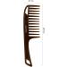 Argan Oil Infused Wide Tooth Hair Comb for Thick & Curly Hair | Majestik+ Argan Brown - Buy Online on GoSupps.com