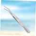 minkissy Lash Cluster Tweezers Eyelashes Tweezer Eyelash Tweezer Makeup Tweezer Stainless Steel Eyebrow Tweezer Eyelashes Extension Clip Eyebrow Clip Portable Beauty Tools medium Silver - Buy Online on GoSupps.com
