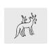 Azeeda LC00019521 Bunny Sat On Fox Microfiber Lens and Eyeglass Cleaning Cloths (Pack of 2)