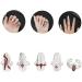 Ipetboom 1 Set Nail Ring Nail Decorations Womans Rings Red Suits Red Jewelry Jewels for Nails Ring for Women Finger Rings Women Ring Nail Jewels Girl Miss Zinc Alloy White - Buy Online on GoSupps.com