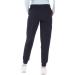 Olivia Rae Women's Elastic Waistband Stretch Scrub Jogger Pant - Medium Petite, Jet Black - Buy Online on GoSupps.com