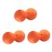 Beavorty 3 StK peanut massage ball lacrosse massage mobility Massage balls peanut deep massager foot vault massage device massage roller yoga massage epp fitness sport ball double ball