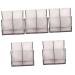 POPETPOP 5 pcs storage rack grinding head storage rack manicure tools holder bit holder Nail Drill Bit drill bit case Cosmetic Display drill bits holder portable Accessories plastic 10.3x9.7cmx5pcs Blackx5pcs