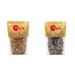 Yupik Salted Mix Nuts Peanuts Almonds Brazil Nuts & Cashews 1Kg & Fruit Blast Mix (No Sulphite) 1Kg Salted+ Pineapple 1 kg (Pack of 1)