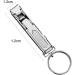 SVAASA Nail Clippers Solid Practical Nail Trimmer with Keychain Sturdy Nail Clippers Detachable Lifting Ring - Buy Online on GoSupps.com