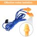Reusable Corded Silicone Ear Plugs - Noise Cancelling Ear Protection for Work & Sleep | International Shipping - Buy Online on GoSupps.com