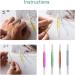 Glass Cuticle Pusher Professional Manicure Stick Nail Cuticle Remover Tools Orange Nail Scraper - Buy Online on GoSupps.com