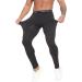 SS Color Fish Men Compression Pants - Black, Size Medium | Athletic Baselayer Running Tights - Buy Online on GoSupps.com