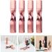 KALLORY 4pcs Eyelash Brush Empty Tube Lash Applicator Mascara Tube Plastic Bulk To Rotate Lipstick Tube Rose Gold - Buy Online on GoSupps.com
