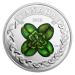 Royal Canadian Mint 2018 Lucky Four Leaf Clover - 1 oz. Pure Silver Coloured Coin