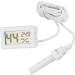 ASHATA Digital Hygrometer 2-in-1 LCD Display Thermometer Hygrometer with External Probe for Reptile Mini Digital Electronic Temperature Hygrometer(White) - Buy Online on GoSupps.com
